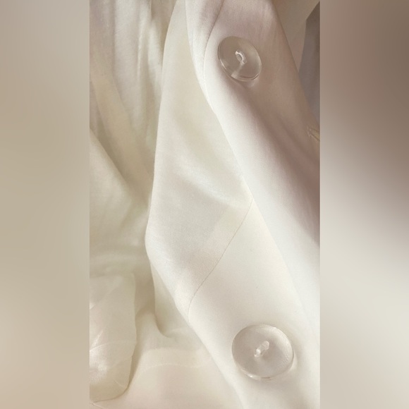 St. John Double Breasted Jacket Coat Cream Gray Size 2 wz tag - Picture 12 of 15